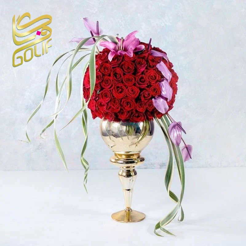 جام گل لاکچری زیبا ارسال رایگان زیبا لاکچری ارسال فوری سریع گل فروشی آنلاین گل فروشی گلیف رز میخک آنترویم لیلیوم ارکیده
